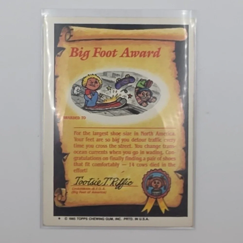 Topps Garbage Pail Kids OS2 Janet Planet Fair 63b